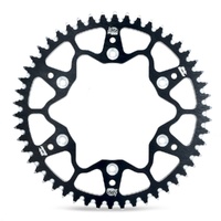 MotoMaster Rear Sprocket Alloy 48T for Suzuki RM100 1979-1982 Black