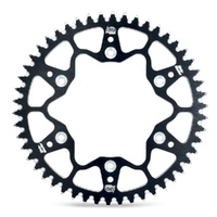 MotoMaster Rear Sprocket Alloy 48T for Suzuki RM-Z450 2005-2026 Black
