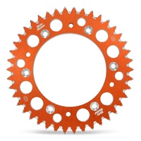 MotoMaster Rear Sprocket Alloy 48T for KTM 65 SX 2025-2026 Orange
