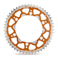 MotoMaster Rear Sprocket Fusion 45T for Husaberg TE300 2011-2014 Orange