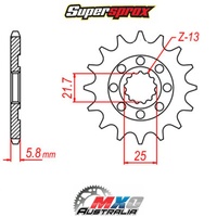 Supersprox Front Sprocket 13T for Kawasaki KX450X 2021 >520