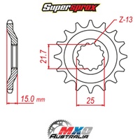 Supersprox Front Sprocket 15T 630 10-084-15