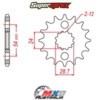 Supersprox Front Sprocket 17T for Kawasaki ZX-14 NINJA 2006-2011 >530