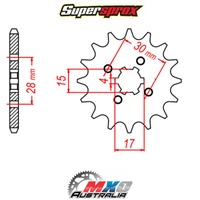 Supersprox Front Sprocket 16T for Honda Z50 J 50TH ANNIVERSARY 2007-2009 >420