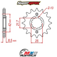Supersprox Front Sprocket 13T for Kawasaki GPZ250R EX250E 1986-1988 >520