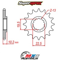 Supersprox Front Sprocket 12T for Suzuki DR350 MANUAL START 1990-1999 >520