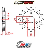 Supersprox Front Sprocket 16T for Suzuki DR650SE 1991-2021 >520
