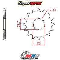 Supersprox Front Sprocket 15T for Suzuki GSX650F 2008-2016 >525