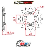 Supersprox Front Sprocket 16T for Kawasaki ZX-6R ZX636 2002 >525