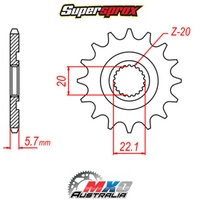 Supersprox Front Sprocket 13T for Yamaha WR250R 2008-2020 >520