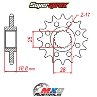 Supersprox Front Sprocket 16T for BMW F800 GS 2008-2018 >525
