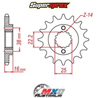 Supersprox Front Sprocket 14T for Ducati 944 ST2 1998-2003 >525