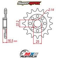 Supersprox Front Sprocket 15T for Ducati 1100 MULTISTRADA 2007-2010 >525