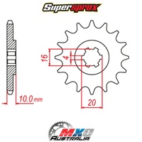 Supersprox Front Sprocket 14T 428 10-HY1-14