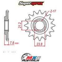 Supersprox Front Sprocket 14T for Honda CRF250R 2018-2021 >520