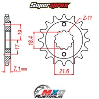 Supersprox Front Sprocket 14T for Honda XR250R 1996-2005 >520