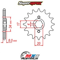 Supersprox Front Sprocket 14T for Honda CD250U 1989-1992 >520