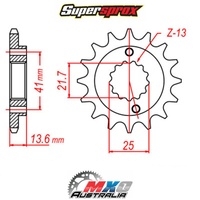 Supersprox Front Sprocket 13T for Kawasaki ZX-6R ZX600 1998-2001 >520