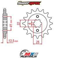 Supersprox Front Sprocket 15T for Honda XL600V TRANSALP 1987-1988 >520