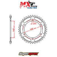Supersprox Rear Sprocket 42T 11-006-42