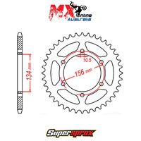 Supersprox Rear Sprocket 42T Kawasaki ZXR250 GREY 1988 11-130-42