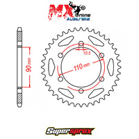 Supersprox Rear Sprocket 34T Yamaha XS650S 1979-1981 11-256-34