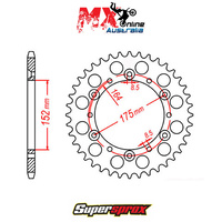 Supersprox Rear Sprocket 41T 11-2H0-41