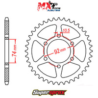 Supersprox Rear Sprocket 41T Yamaha RD250LC 1981-1983 11-4L1-41