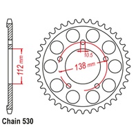 SuperSprox Rear Sprocket 48T 530 Pitch 11-5EB-48
