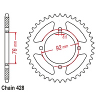 SuperSprox Rear Sprocket 41T for Thumpstar ELIMINATOR 110 2005-2005 >420