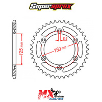 Supersprox Rear Sprocket 44T KTM 250 SXF FACTORY EDITION 2015-2017 11-KM1-44