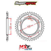 Supersprox Rear Sprocket 42T KTM 990 ADVENTURE R 2009 11-KM5-42