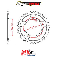 Supersprox Rear Sprocket 41T Honda CBR500R 2013-2018 11-MGZ-41