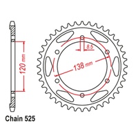 SuperSprox Rear Sprocket 40T for Honda VFR750R RC30 1988-1990 >525