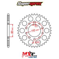 Supersprox Rear Sprocket 42T Triumph SPEEDMASTER 800 2003-2005 11-MW3-42