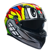 AGV Helmet K3 Birdy 2.0 Grey/Yellow/Red