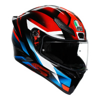 AGV Helmet K1S Fastlap Black Red Blue