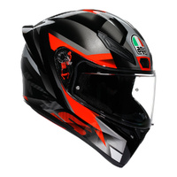 AGV Helmet K1S Fastlap Black Grey Red