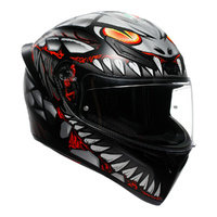 AGV Helmet K1S Lyzard Black Grey Red
