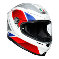 AGV K6 HYPHEN White/Red/Blue Helmet