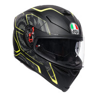 AGV K5-S TORNADO Matt Black/Yellow Fluo Helmet