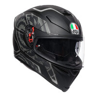 AGV K5-S TORNADO Matt Black/Silver Helmet