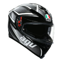 AGV K5S TEMPEST Black/Silver Helmet