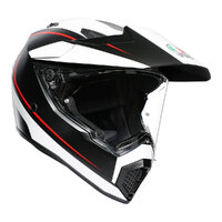 AGV AX9 PAC. R. Matt Black/White/Red Helmet