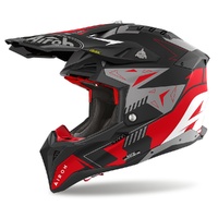 Airoh Helmet Aviator 3 Spin Red Matt