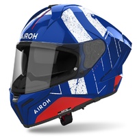 Airoh Helmet Matryx Scope Blue Red Gloss