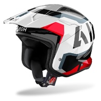 Airoh Helmet TRR 2 Trial Jupiter Red Gloss