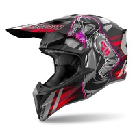 Airoh Helmet Wraaap Cyber Red Matt