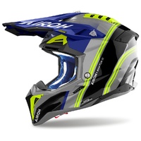 Airoh Helmet Aviator 3 Hima Blue Gloss