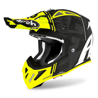 AIROH Helmet Aviator Ace Kybon Yellow Matt